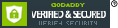 Go Daddy verified & secured